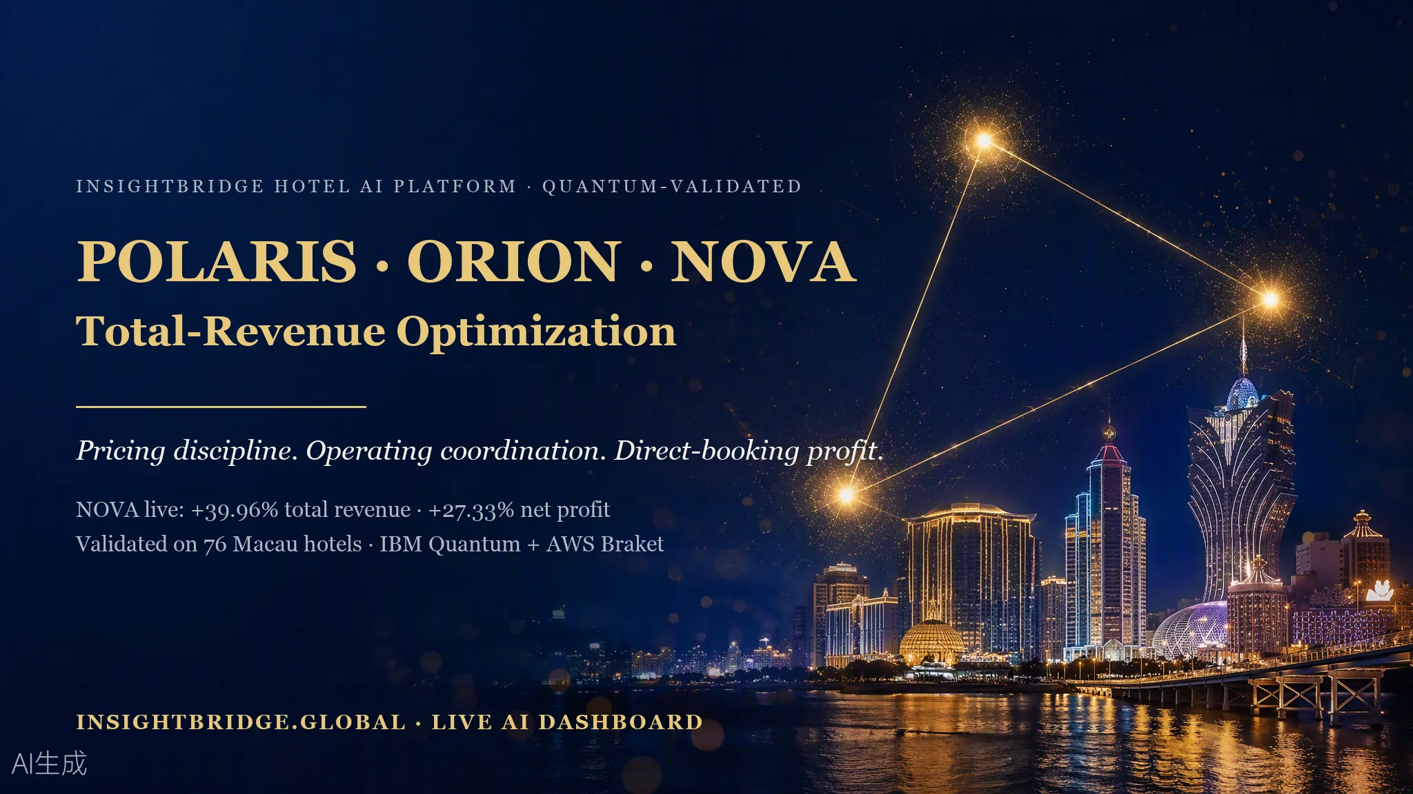 POLARIS · ORION · NOVA — Hotel AI Three Engines